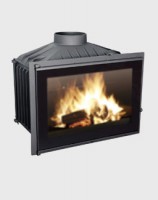 CAMINETTO FOCOLARE IN GHISA FERLUX C-17 SERIGRAFATO